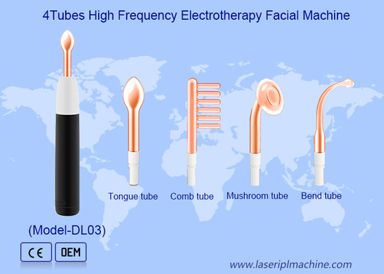 Handheld huidverjonging elektrotherapie High Frequency Wand Argon Machine