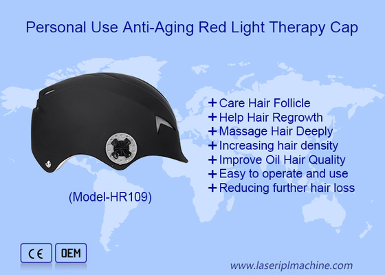 Persoonlijk Gebruik Anti-Aging Rood Licht Therapie Laser Haar Hergroei Cap