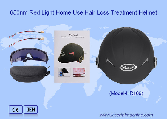 Huishoudelijk gebruik Rood licht haarverlies behandeling 650nm diode laser lampen helm