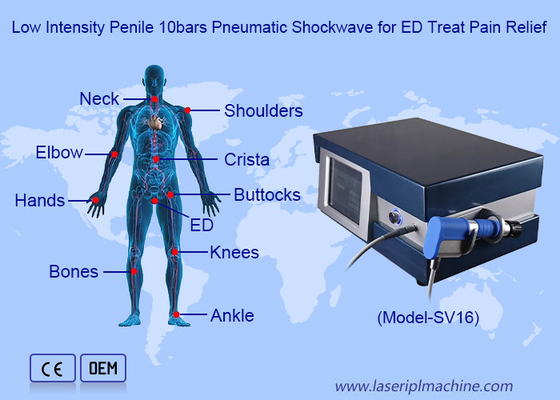 2000000Shoots Erectiestoornissen Ed Luchtdruk Radiële schokgolftherapie machine
