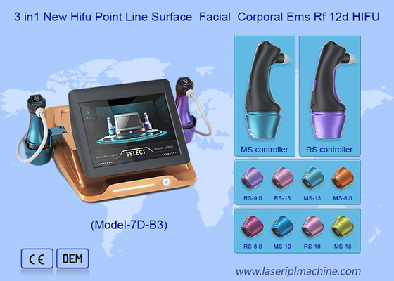 8 cartridges 10000 Shots Ultra Micro Pulsed Ultrasonic Ems Rf 12D Hifu Machine