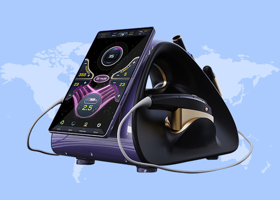 Gezichts- en lichaamshuidstrekkende radar-snijwerk Anti-aging Dual control 12DMax Hifu Machine
