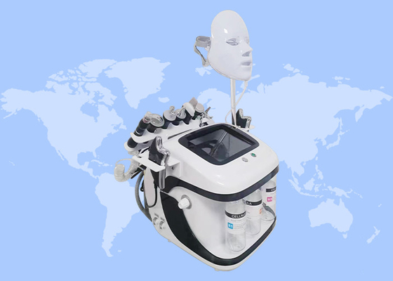9 in 1 huidverzorging Rimpel verwijderen Aqua Peel Hydro Jet Peeling Rf Microdermabrasie Gezichtsmachine