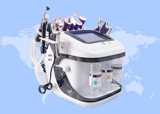 Gezichtsreiniging Zwarthaar verwijdering Aqua Jet Peel Oxygen Rf Hydro Microdermabrasion Machine