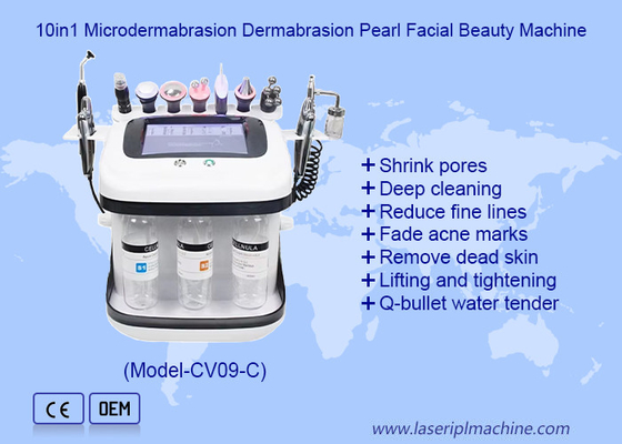 Gezichtsverzorging Aqua Peel RF Oxygen Jet Hydro Microdermabrasion Machine voor diep reiniging