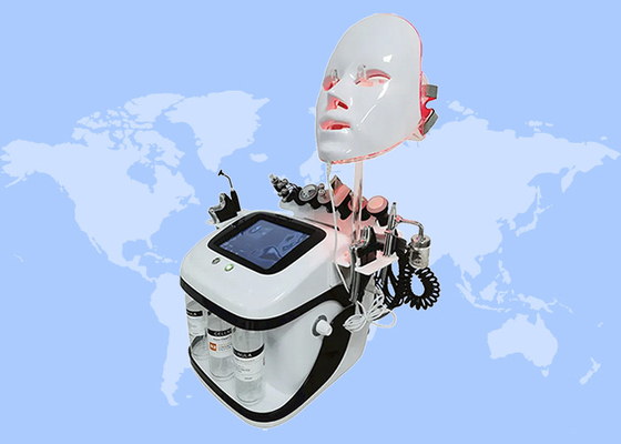 11 in 1 gezichtsreiniging Huidlifting Rf Hydro Microdermabrasie Machine voor exfoliëren Diep reinigingsmiddel