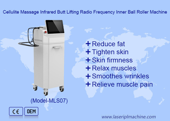 360 graden draaiende 7 hoofden 2 in 1 massagebodysconstructie Inner Ball Roller Rf Therapy Machine