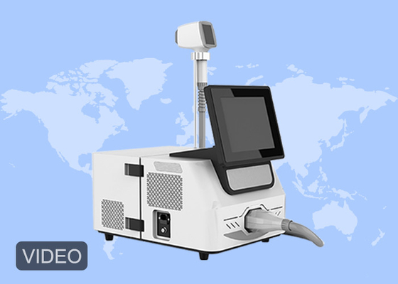 Effectieve 1200W-1600W haarverwijderende epilator 808nm diode laser machine