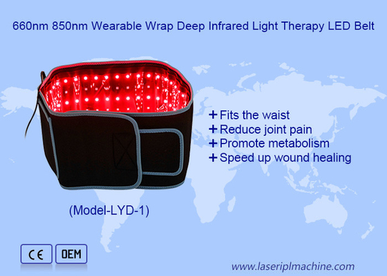 Rood licht therapie verwarming trillingen en nabij-infrarood licht therapie gordel voor pijnverlichting