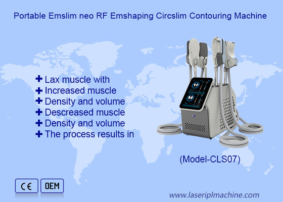 Niet-invasief 4 handgrepen Hi Emt Body Slimming Fat Burner Rf Ems Spier Sculpting Machine