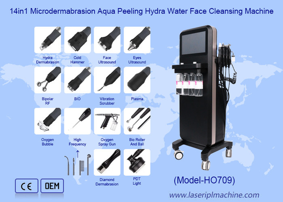 14in1 Microdermabrasie Aqua Peeling Hydra Water Gezichtsreinigingsmachine