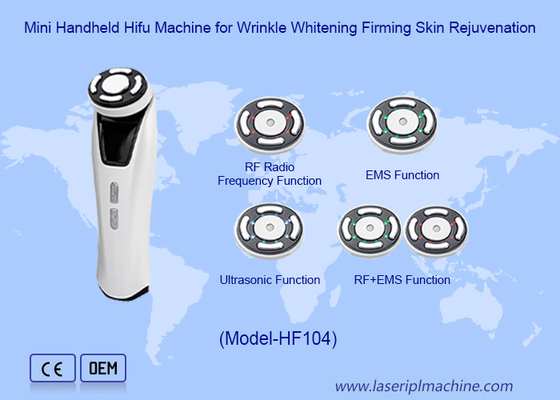 Mini handheld Hifu machine voor rimpel whitening Firming huidverjonging