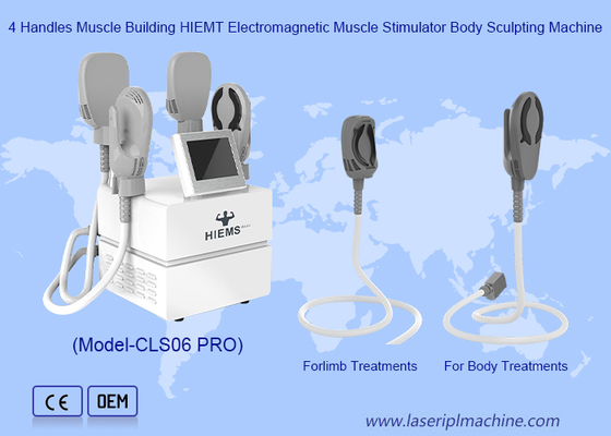Hiemt Ems 4 Handvatten 7 tesla Spierversterking Heuplift Lichaamsafslankmachine