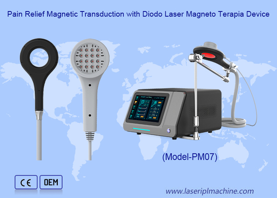 Pijnverlichting Magnetische transductie met diode laser Magneto Therapia apparaat