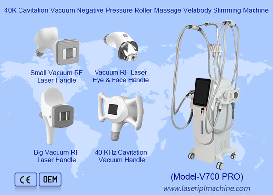 40K Cavitatie Vacuüm Negatieve Druk Roller Massage Velabody Afslankmachine