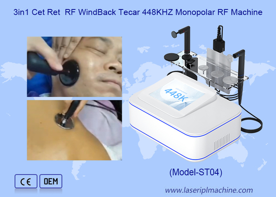 448 kHz Cet Ret Resistieve RF Pijnverlichting Tecar Therapie Machine