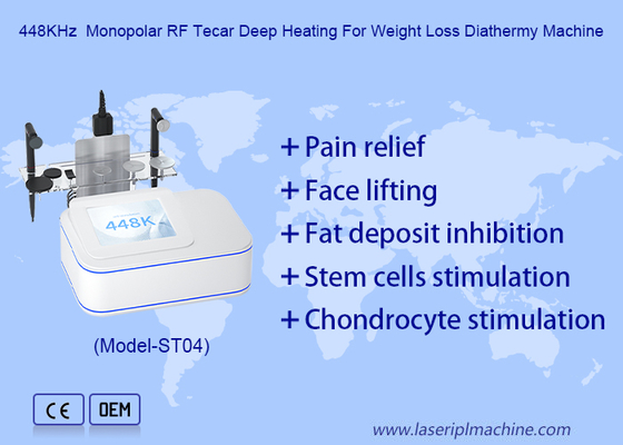448 kHz Cet Ret Resistieve RF Pijnverlichting Tecar Therapie Machine