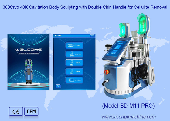 650nm - 550nm Cryolipolysis Vermageringsdieetmachine voor Lichaam het Vormen/Huid Tigtening