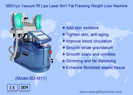 Draagbare Cryolipolysis-Vermageringsdieetmachine, Salon Vette het bevriezen Liposuction Machine