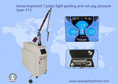 Picoseconde laser tatoeage verwijdering machine licht leidende arm 7 gewrichten 1064nm