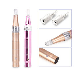3 Kleur Derma Pen Elektrische machine met vijf fasen opladen Micro-naald schoonheidsinstrument