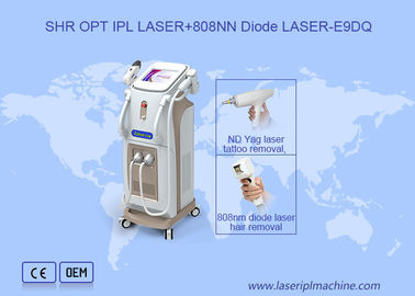 SHR OPT IPL 808nm Nd Yag Diode Laser Ontharing Schoonheid Machine