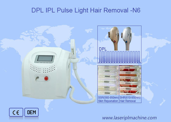 IPL van de het Haarverwijdering van 10ms 50J/Cm2 1000W Schoonheidsmachine