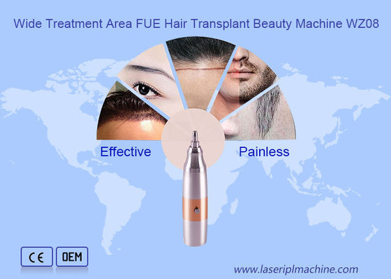 Medische kwaliteit Haartransplantatie Handheld Wide Treatment Area Fue Machine