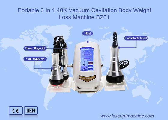Draagbare 3 In 1 40K Rf Home Ultrasone Cavitatie Body Slimming Machine