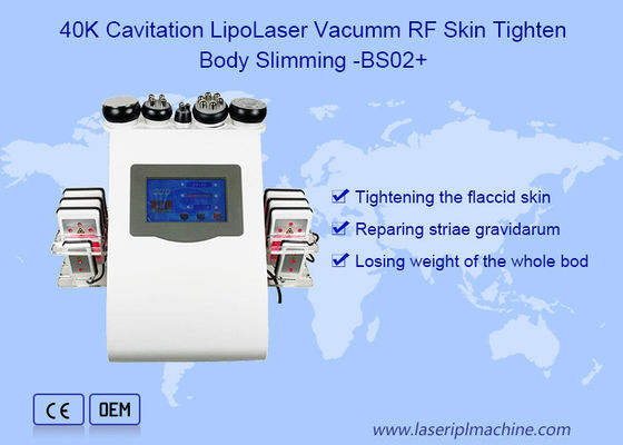 De vacuümmachine van de het Lichaamscavitatie van Rf Lipolaser 40khz