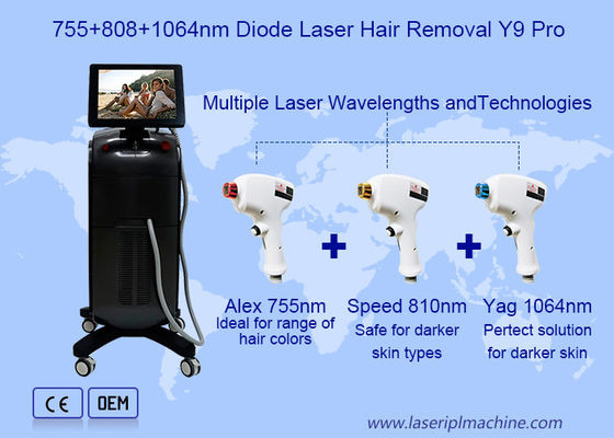 Microkanal 4d 755 808 1064nm Diode laser ontharing machine