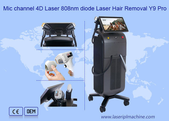 Microfoonkanaal 4D 1600w 808 Diode Laser Hair Removal Machine Y9 Pro