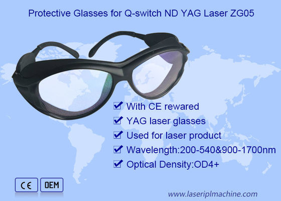 Nd Yag Tattoo Removal 190nm met CE Rewared Laser Safety Glasses