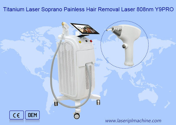 120J/CM de Pijnloze Machine van de 808 Haarverwijdering van de Titaniumlaser