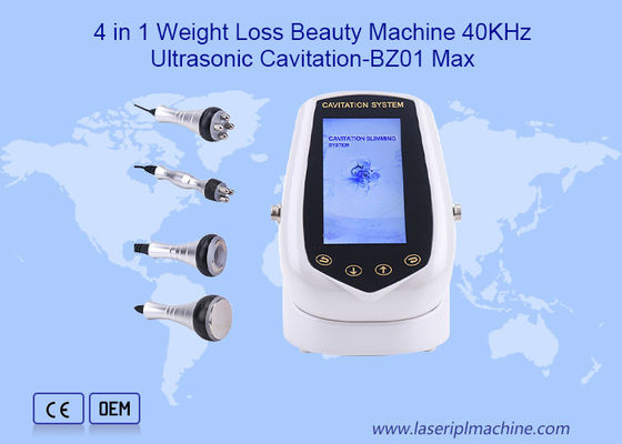 4 in 1 Gewichtsverlies 40KHz Huis Ultrasone Cavitatie Schoonheidsmachine