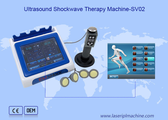 Van de de Schokgolftherapie van de spiergroei Ultrasone klank van het het Materiaal de Enige Handvat
