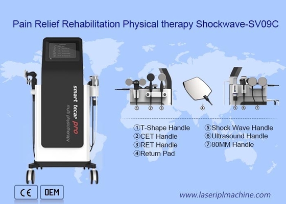De Machine van de de Schokgolffysiotherapie van de Eswtrf Tecar Diathermie voor Sportverwonding