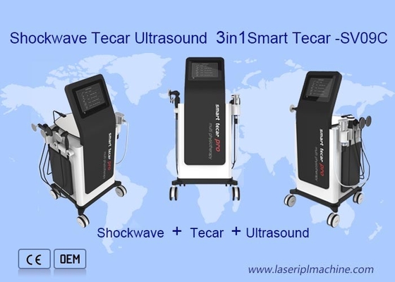 60mm Rf Tecar de Hoofd Fysieke Machine van de TherapieDrukgolf