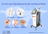 2 in 1 Dpl-Verwijdering Pico Laser Tattoo Removal Beauty van het Machinehaar