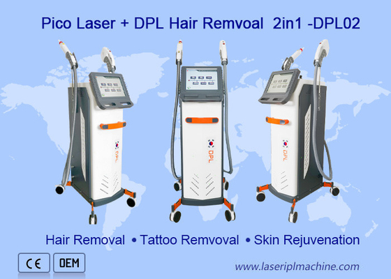 Pico Nd Yag Laser Multifunction-de Tatoegeringsverwijdering van de Schoonheidsmachine en Dpl-Haarverwijdering