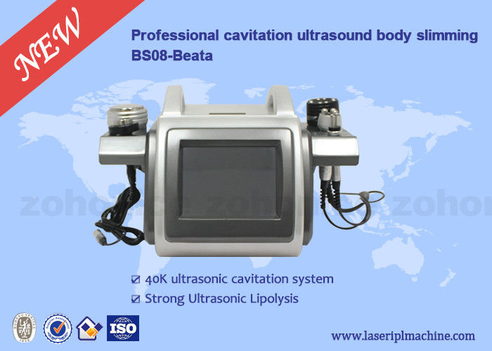 Multifunctionele cavitatie 40k machine 5 Handle 8 inch True Color Touch Screen