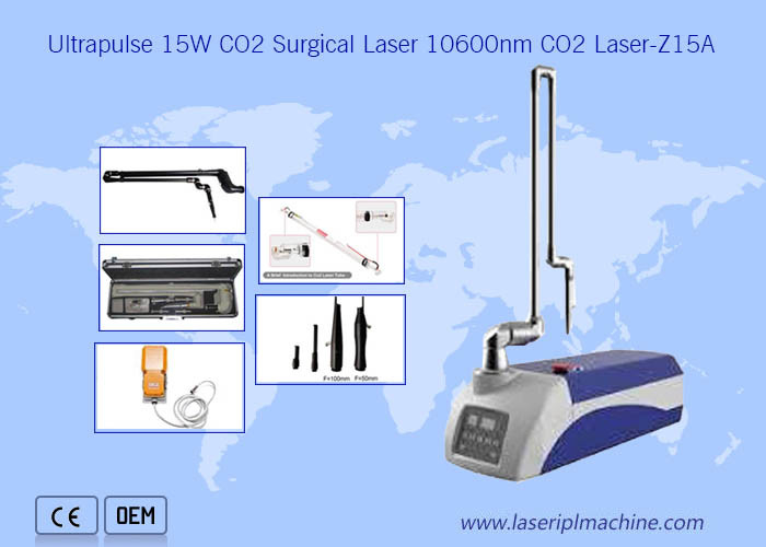 Littekenverwijdering en van de Pigmentverwijdering 15W Chirurgische Medische de Lasermachine van Co2