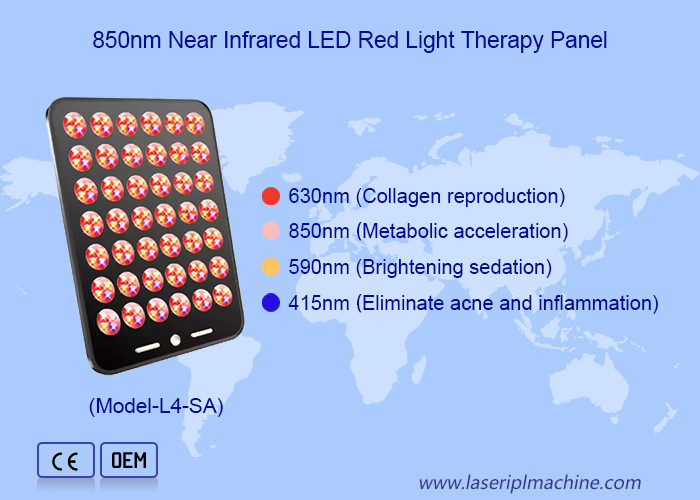 Huishoudelijk gebruik 168pcs LED voor huidverzorging Acne verwijdering Led rood licht therapie apparaat