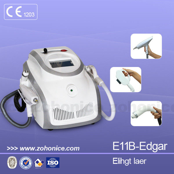 Draagbare 3 in 1 E lichte IPL RF Yag haarverwijdering tatoeage verwijdering machine