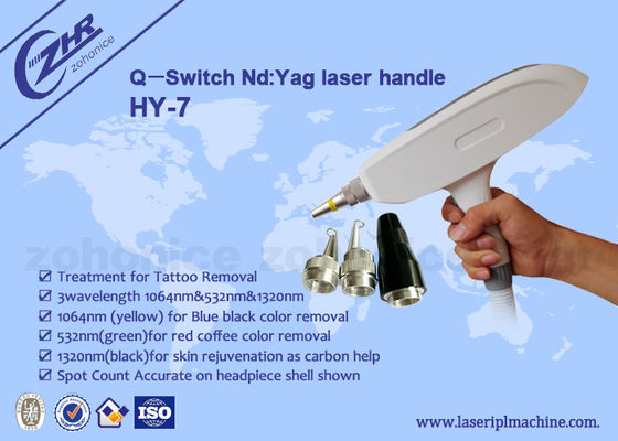 Goede prijs Professionele 1064nm & 532nm 1032nm 2 in 1 lange puls laser tatoeage verwijdering handstuk online