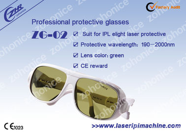 Professionele Custom Yellow Yag Laser Safety Glasses 190nm IPL elight laser beschermende
