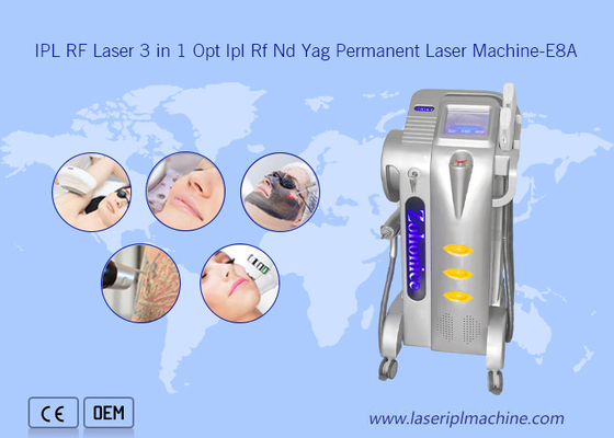 Rf-de Laserodm van Nd Yag opteert Verwijdering van het de Machine de Professionele Pijnloze Haar van Shr Ipl