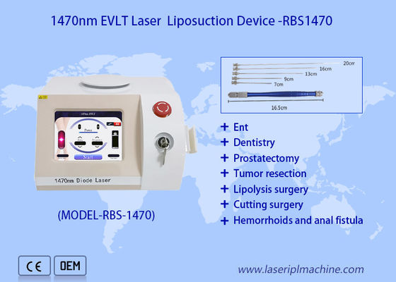 Goede prijs 1470 Nm Diode Laser Liposuctie Machine Draagbaar Niet-chirurgisch online