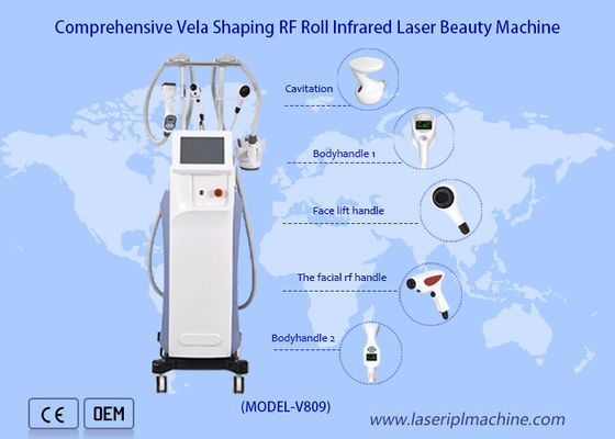 Goede prijs Professionele 640nm-van het het Lichaamsvermageringsdieet van de Cavitatiemachine van de de Velum Infrarode Laser Rf het Broodjesshaper 90kpa online