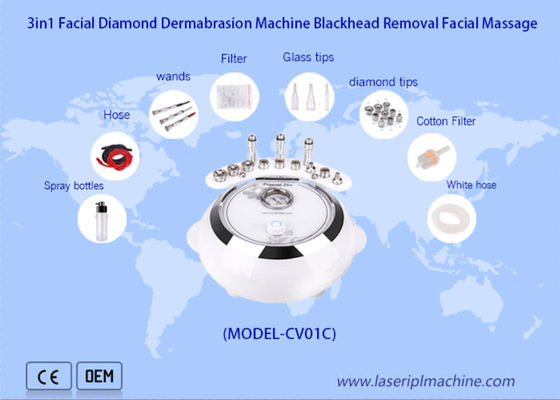 Goede prijs Diamond Microdermabrasion Machine Spray Wrinkle-Apparaat van de Verwijderings het Gezichts Diepe Schil online